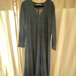 Zara Denim Maxi Dress Sz. M
